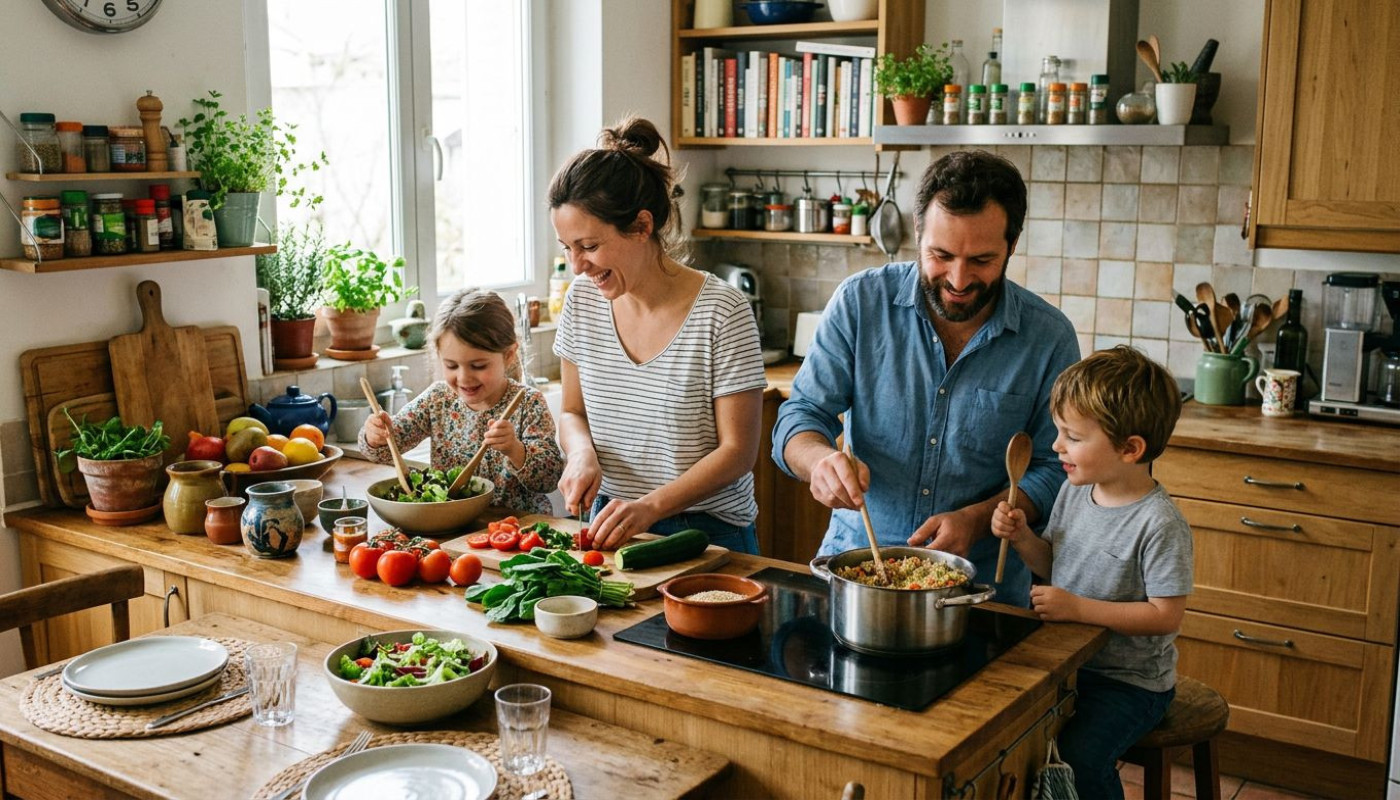 Manger équilibré en famille : mission impossible ou question d’organisation insoupçonnée ?